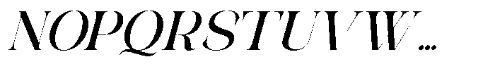 Galdertin Charetam Italic Black Italic Font UPPERCASE