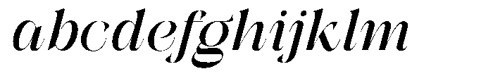 Galdertin Charetam Italic Black Italic FONT