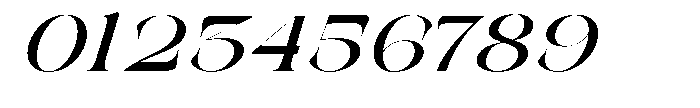 Galdertin Charetam Italic Black Semi Expanded Italic Font OTHER CHARS