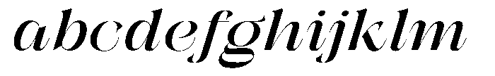 Galdertin Charetam Italic Black Semi Expanded Italic FONT