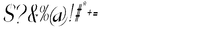 Galdertin Charetam Italic Bold Condensed Italic Font OTHER CHARS