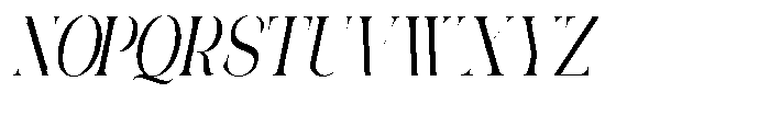 Galdertin Charetam Italic Bold Condensed Italic Font UPPERCASE