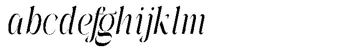 Galdertin Charetam Italic Bold Condensed Italic FONT