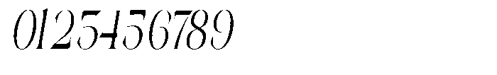 Galdertin Charetam Italic Bold Extra Condensed Italic Font OTHER CHARS