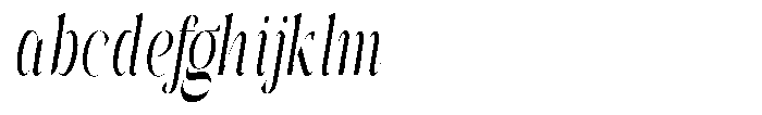 Galdertin Charetam Italic Bold Extra Condensed Italic FONT