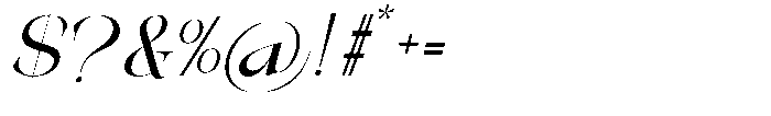 Galdertin Charetam Italic Bold Italic Font OTHER CHARS