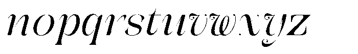 Galdertin Charetam Italic Bold Italic Font LOWERCASE