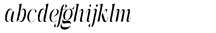 Galdertin Charetam Italic Extra Bold Condensed Italic FONT