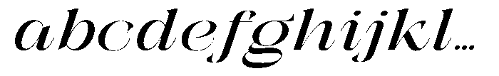Galdertin Charetam Italic Extra Bold Expanded Italic FONT