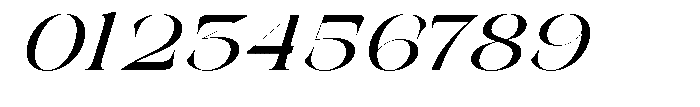 Galdertin Charetam Italic Extra Bold Semi Expanded Italic Font OTHER CHARS