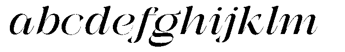 Galdertin Charetam Italic Extra Bold Semi Expanded Italic FONT