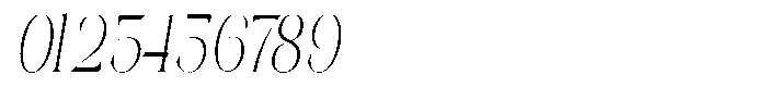 Galdertin Charetam Italic Extra Condensed Italic Font OTHER CHARS