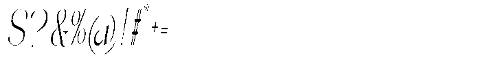 Galdertin Charetam Italic Extra Condensed Italic Font OTHER CHARS