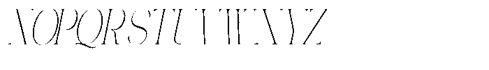 Galdertin Charetam Italic Extra Light Condensed Italic Font UPPERCASE