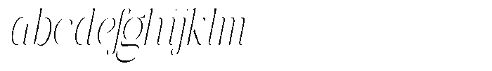 Galdertin Charetam Italic Extra Light Condensed Italic FONT