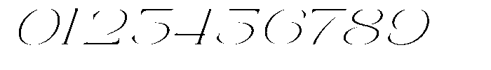 Galdertin Charetam Italic Extra Light Expanded Italic Font OTHER CHARS