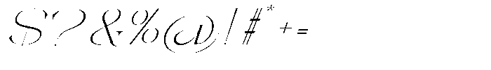 Galdertin Charetam Italic Extra Light Expanded Italic Font OTHER CHARS