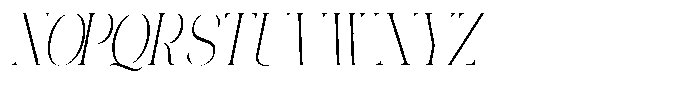 Galdertin Charetam Italic Light Condensed Italic Font UPPERCASE