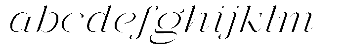 Galdertin Charetam Italic Light Expanded Italic FONT