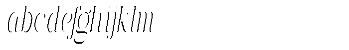 Galdertin Charetam Italic Light Extra Condensed Italic FONT