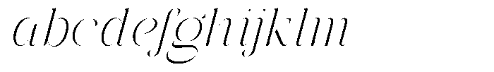 Galdertin Charetam Italic Light Italic FONT