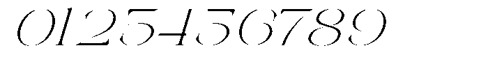 Galdertin Charetam Italic Light Semi Expanded Italic Font OTHER CHARS