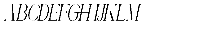 Galdertin Charetam Italic Medium Condensed Italic Font UPPERCASE