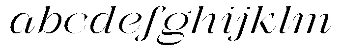 Galdertin Charetam Italic Medium Expanded Italic FONT