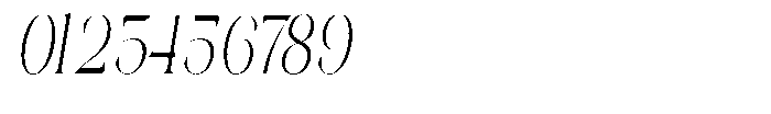 Galdertin Charetam Italic Medium Extra Condensed Italic Font OTHER CHARS