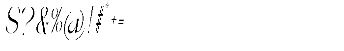 Galdertin Charetam Italic Medium Extra Condensed Italic Font OTHER CHARS