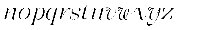 Galdertin Charetam Italic Medium Italic Font LOWERCASE