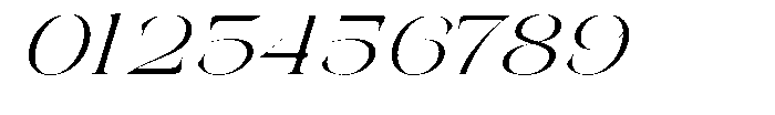 Galdertin Charetam Italic Medium Semi Expanded Italic Font OTHER CHARS