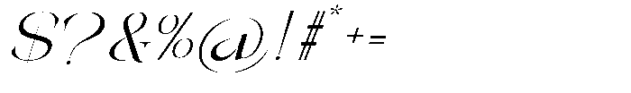 Galdertin Charetam Italic Medium Semi Expanded Italic Font OTHER CHARS