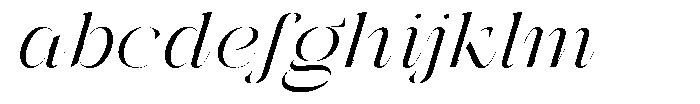 Galdertin Charetam Italic Medium Semi Expanded Italic FONT