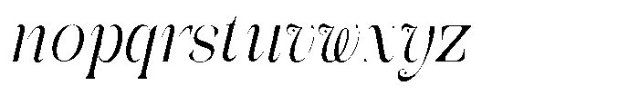 Galdertin Charetam Italic Semi Bold Semi Condensed Italic Font LOWERCASE