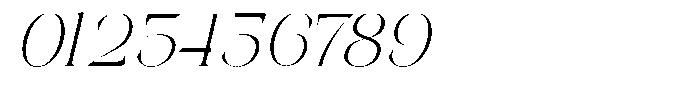 Galdertin Charetam Italic Semi Condensed Italic Font OTHER CHARS