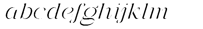 Galdertin Charetam Italic Semi Expanded Italic FONT