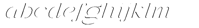 Galdertin Charetam Italic Thin Expanded Italic FONT
