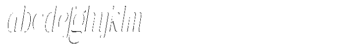 Galdertin Charetam Italic Thin Extra Condensed Italic FONT