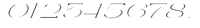 Galdertin Charetam Italic Thin Extra Expanded Italic Font OTHER CHARS