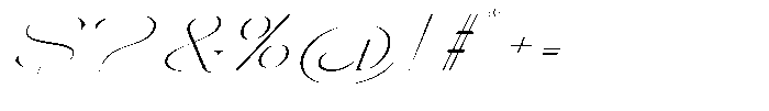 Galdertin Charetam Italic Thin Extra Expanded Italic Font OTHER CHARS