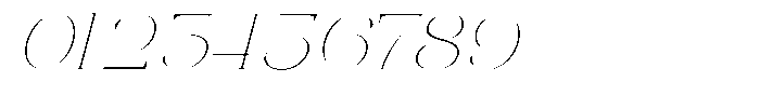 Galdertin Charetam Italic Thin Italic Font OTHER CHARS