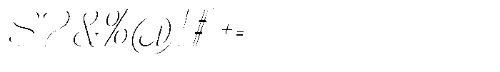 Galdertin Charetam Italic Thin Italic Font OTHER CHARS