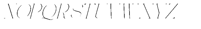 Galdertin Charetam Italic Thin Italic Font UPPERCASE