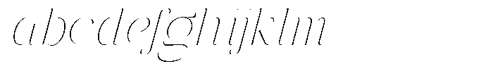 Galdertin Charetam Italic Thin Italic FONT