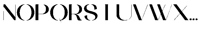 Galdertin Charetam Sans Black Expanded Font UPPERCASE