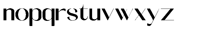 Galdertin Charetam Sans Black Expanded Font LOWERCASE