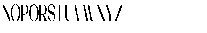 Galdertin Charetam Sans Black Extra Condensed Font UPPERCASE