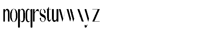 Galdertin Charetam Sans Black Extra Condensed Font LOWERCASE