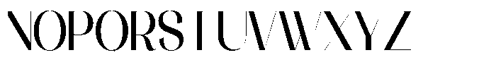 Galdertin Charetam Sans Black Semi Condensed Font UPPERCASE